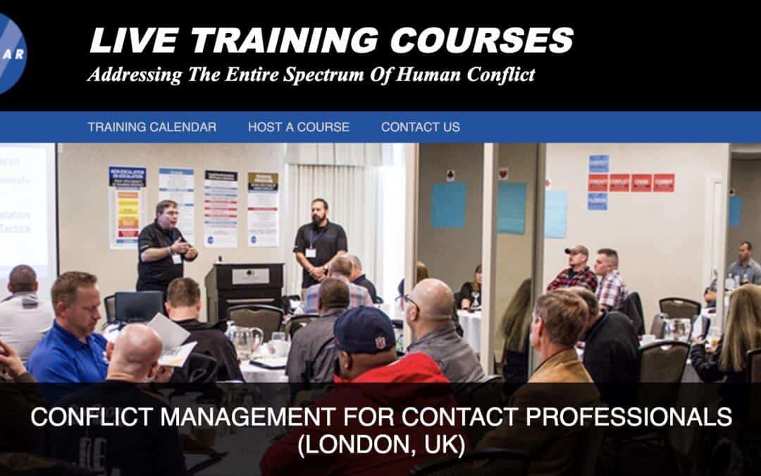 Conflict Management Trainer Course – December 2019