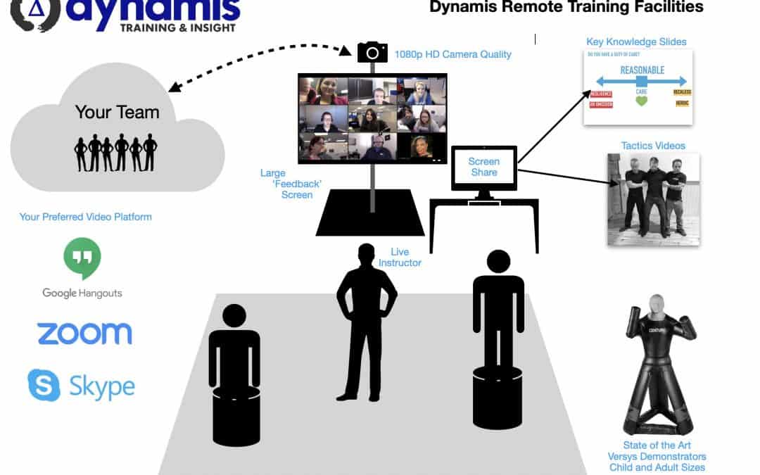 Live Remote Training and Online Support in Physical Interventions